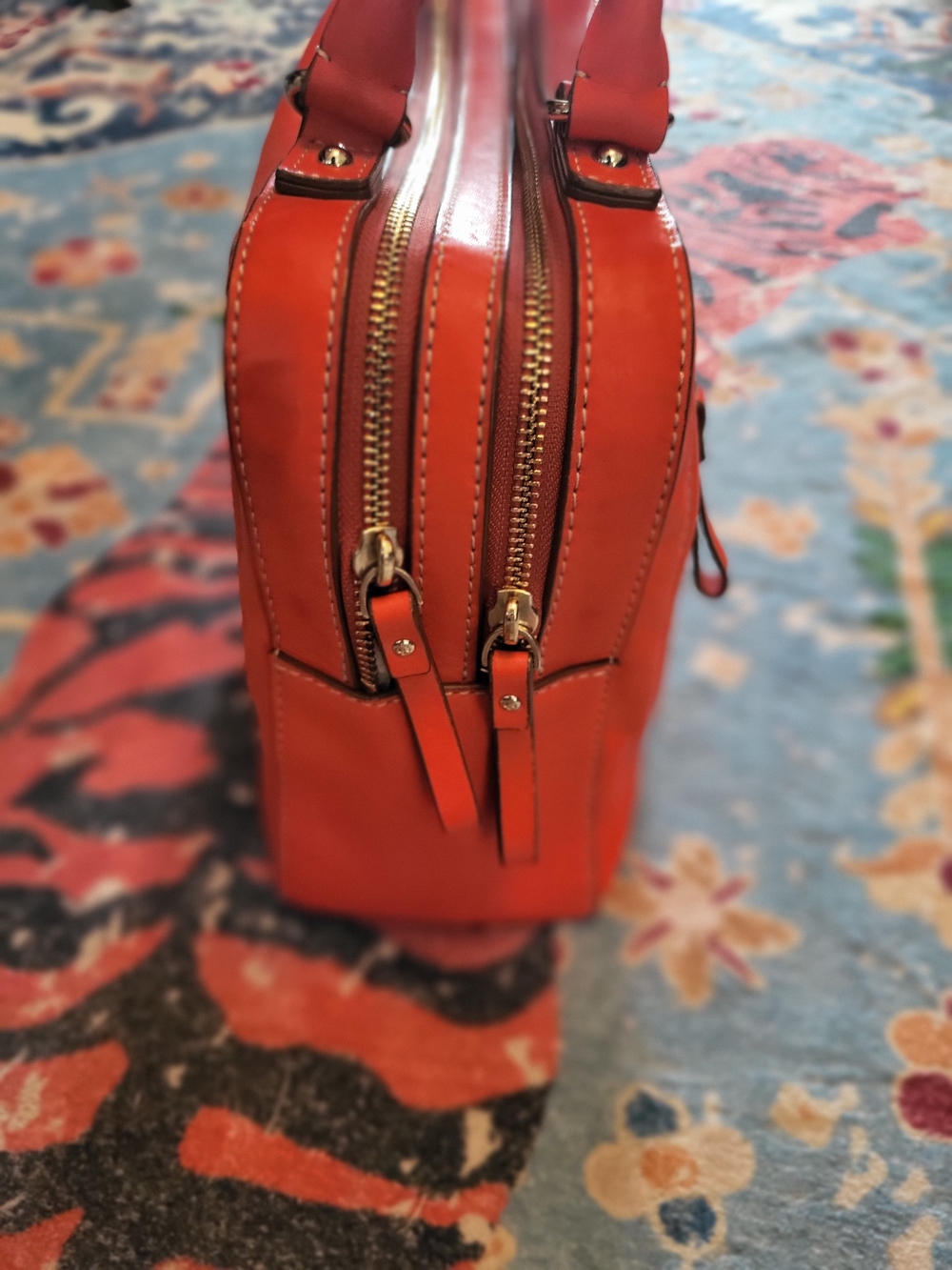 kate spade Orange Leather Purse - Picture 4 of 8